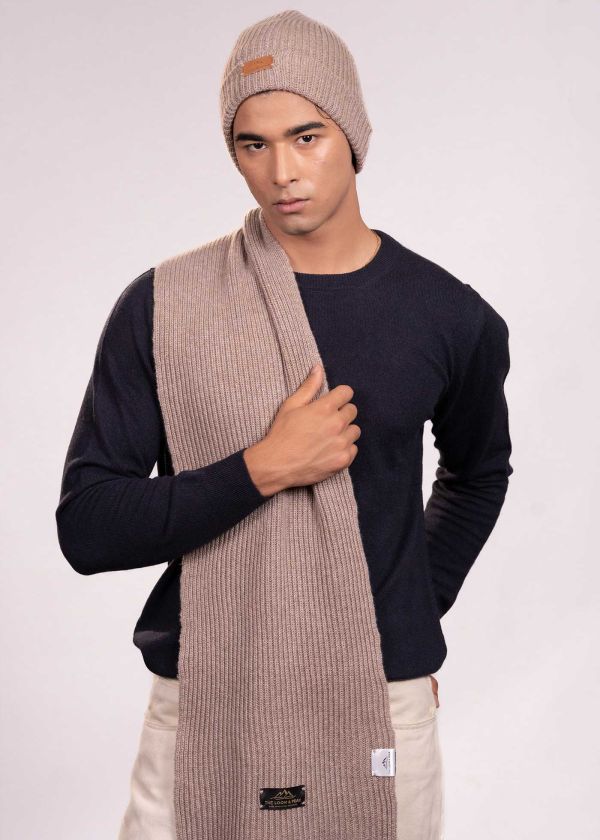 The Loom and Peak Ribbed Scarf