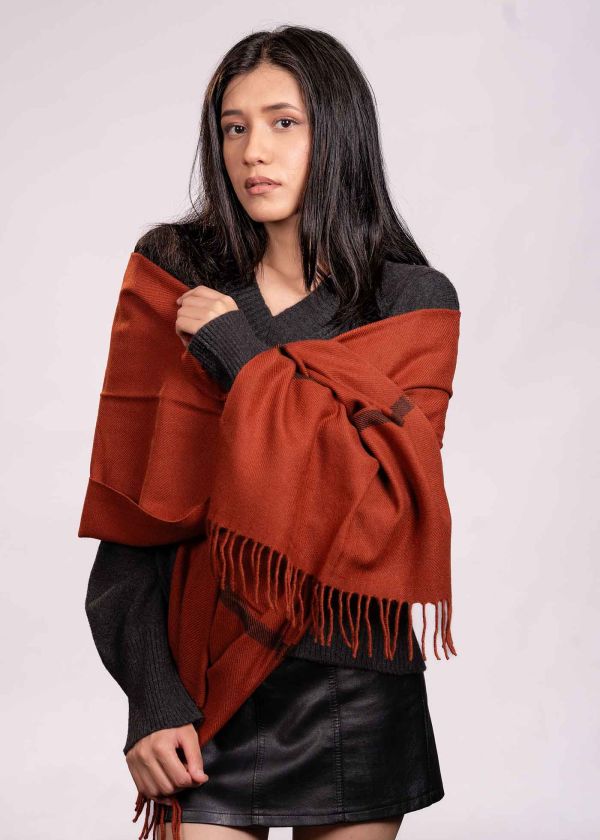 The Loom and Peak Premium Cashmere Twill Scarf