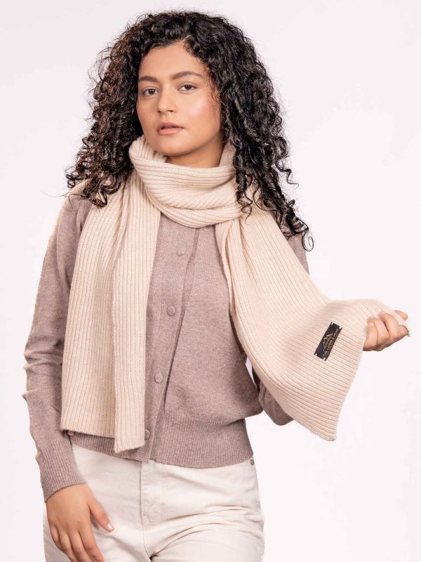 The Loom and Peak Ribbed-Scarf